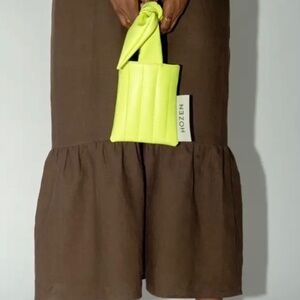 HOZEN Quilted Baby Market Bag Cactus Vegan Leather - Grasshopper - Limited